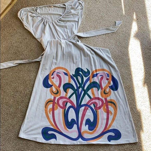 Tulle XL Maxi Dress with Motif Design (g7) - Picture 6 of 15